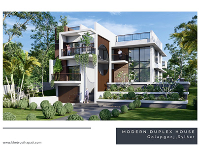 Modern Duplex House Design