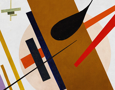 Suprematist paintings for lenticular printing