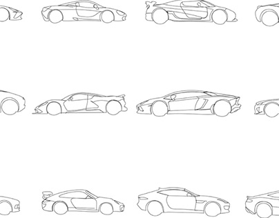 Cars, illustration, racecar, horsepower, variety