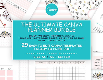 The Ultimate Canva Planner Bundle