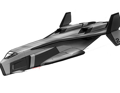 Space Shuttle Concept Sketch