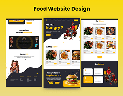 Project thumbnail - Food Website Design