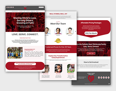 Project thumbnail - Landing Page Design | Church | Figma