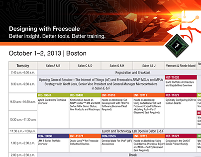 Event Graphics  |  Designing with Freescale