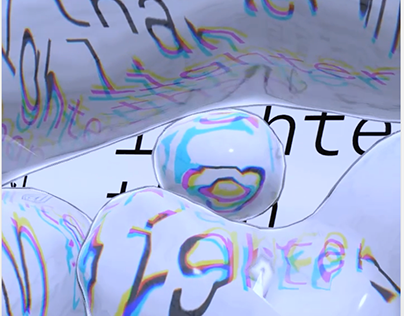 Animated typography in augmented reality