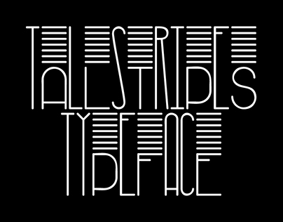 TallStripes typeface