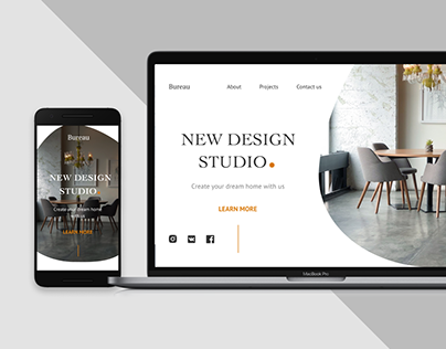 Interior Design Studio / Agency Landing Page