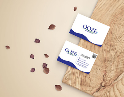 Business Card for OOZE water brand