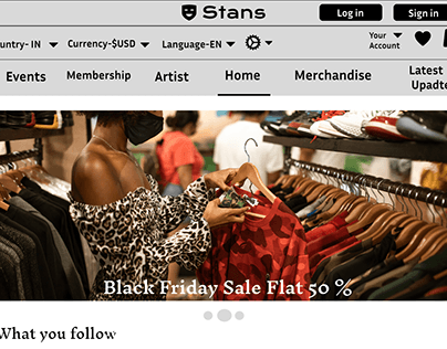 Stans [Merchandise, Updates, Events Websites]