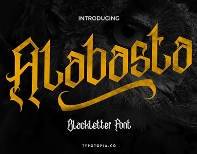 Alabasta – The Blackletter Font
