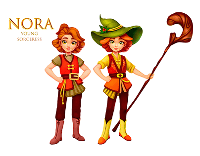 Project thumbnail - Nora-character design