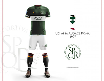 AS ROMA Fantasy kits of the clubs pre-merger (1927)