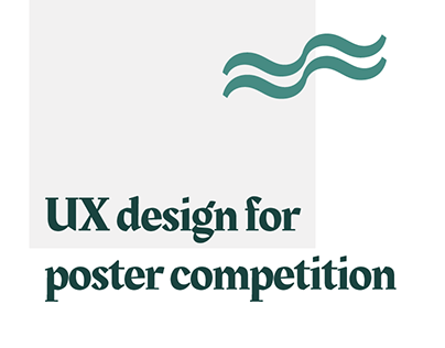 UX Design process applied to poster design