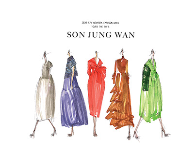 Flyer for SON JUNG WAN 2021 S/S