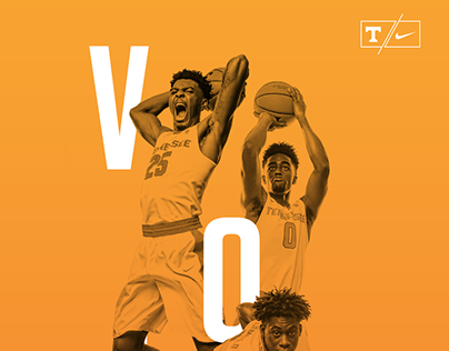 Tennessee Men's Basketball // Poster Design