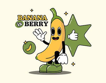 Banana is Berry Illustration