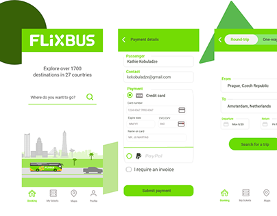 Flixbus app concept