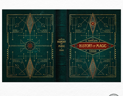 "The Complete History of Magic" Book cover design