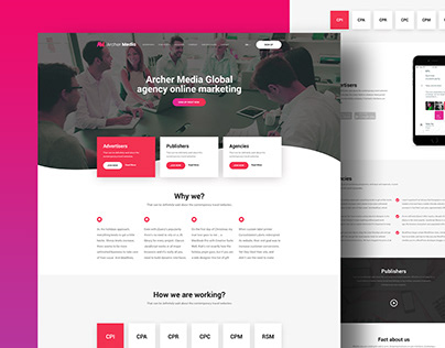Project thumbnail - Website Design For Media Agency