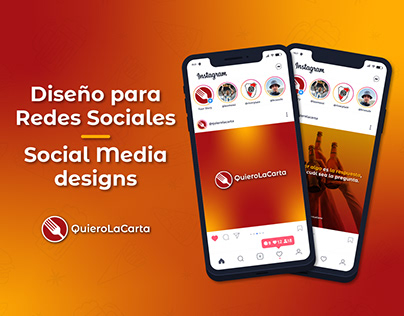 Social Media desings - QuieroLaCarta
