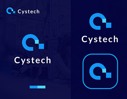 C Letter Technology Logo Design