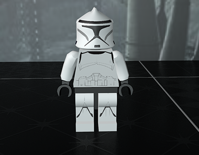 Lego StarWars Clone Trooper 3D Model