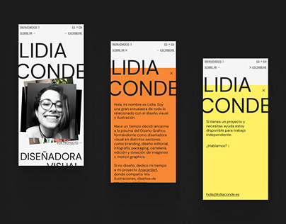 Lidia Conde - Personal Portfolio