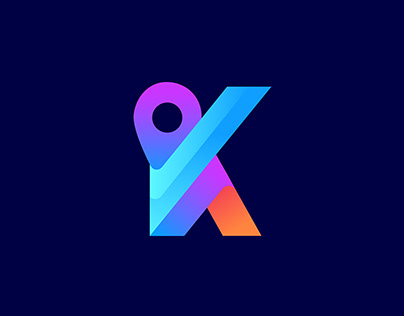 K modern letter logo