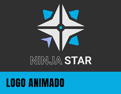 DISEÑO DE LOGO ANIMADO 'NINJA STAR'