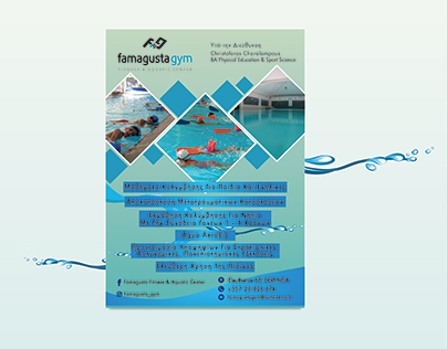 Flyer Design for Famagusta Gym - Fitness and Aquatic