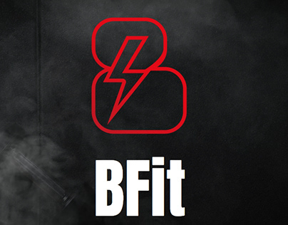 Abstract B letter Fitness logo Animation