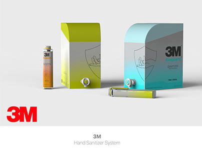 3M Sanitizer packaging design