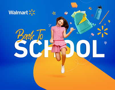 Walmart Back to School Store Branding