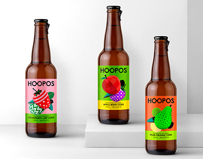 HOOPOS Cider Package Design