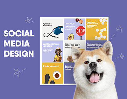 Social Media design - Pet club