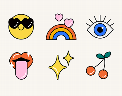 Emoji Sticker Illustrations