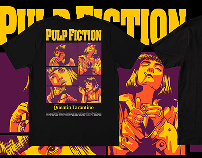 T-Shirt Design – Pulp Fiction "Mia Wallace"