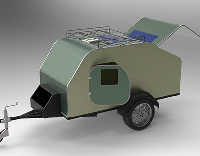 Development of a tourist camp in the Solidworks program