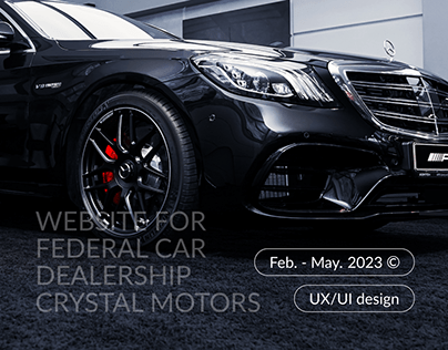 CRYSTAL MOTORS. Website for premium car dealerships