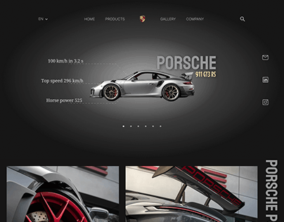 Porsche 911 Landing Page