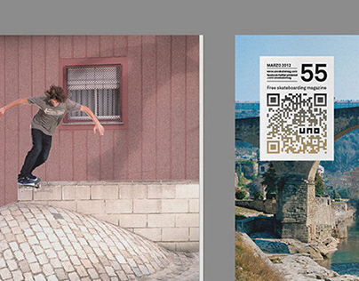 UNO skate magazine redesign
