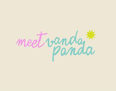 Meet Vanda Panda ~ wall stickers ~ branding
