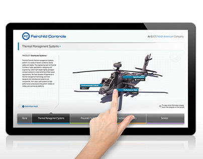Fairchild Controls - Interactive Touchscreen Kiosk