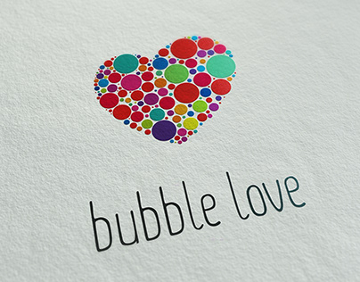 logotyp firmy Bubble Love - lody, bubble waffle