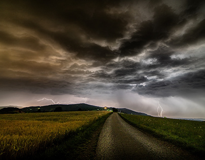 Storm in southern Poland