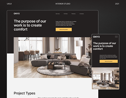 Website / Interior Design Studio