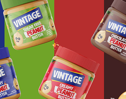 Vintage Peanut Butter Packaging Design