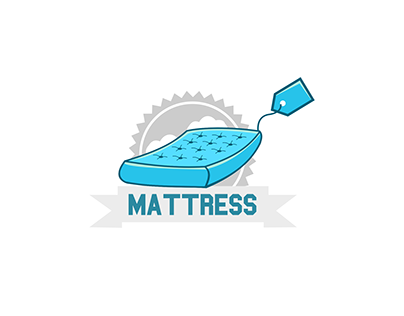 Blue mattress logo