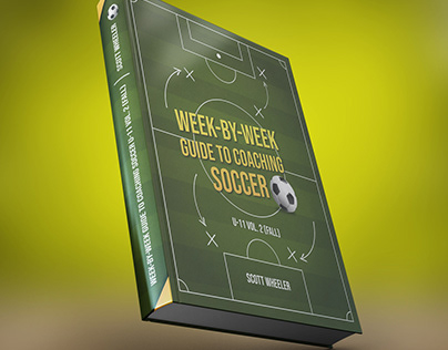 Book cover design for soccer coaching