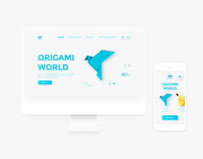 Origami / Website / Minimalizm